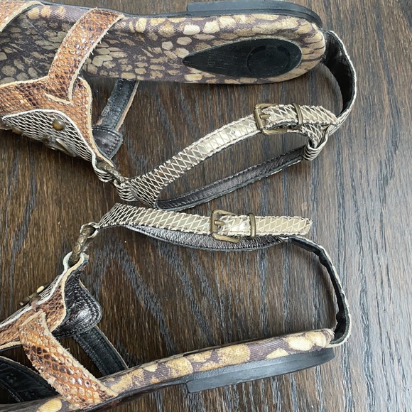 Just Cavalli Vintage leather sandals - Picture 8 of 11